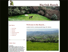 Tablet Screenshot of bigoakranch.com